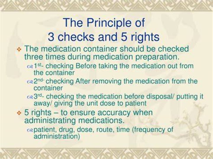 What are the 3 checks?