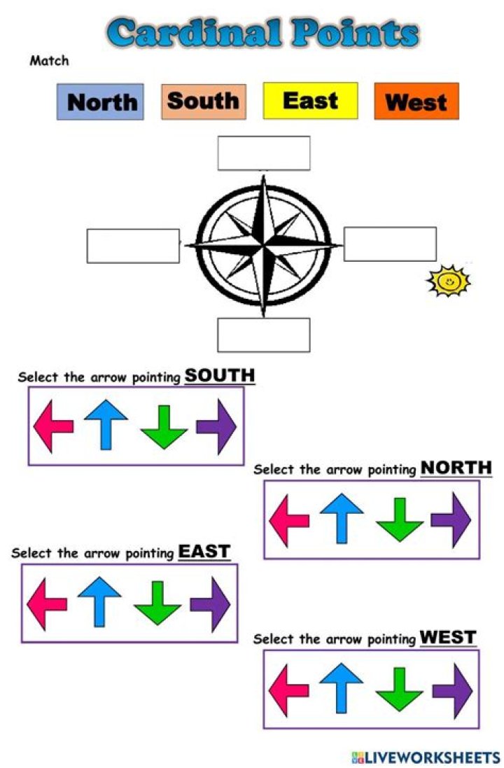 What are the four cardinal directions Class 6 answer?