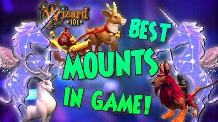 What are the most popular mounts in Wizard101?