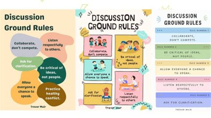 What are the rules for discussion?