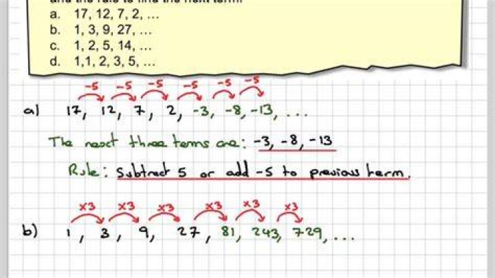 What are the three terms of the sequence?