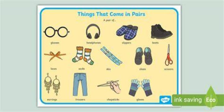 What are things that come in 3?
