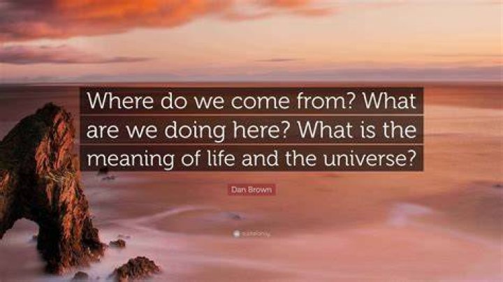 What are we doing here meaning?