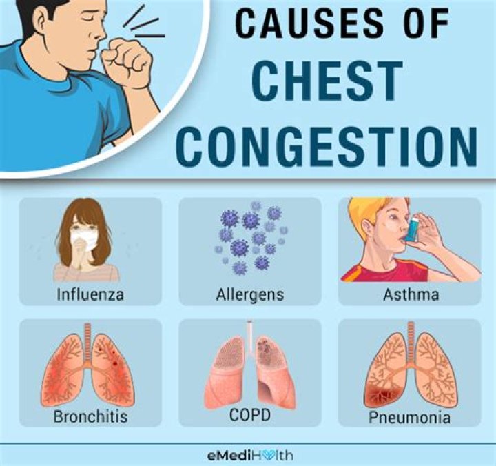 What breaks up congestion in your chest?