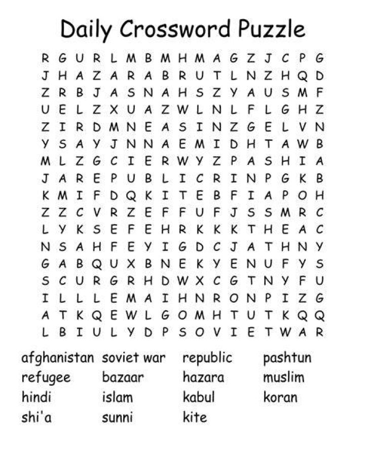 What can you do with a daily crossword puzzle?