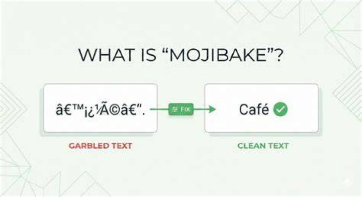 What causes Mojibake?