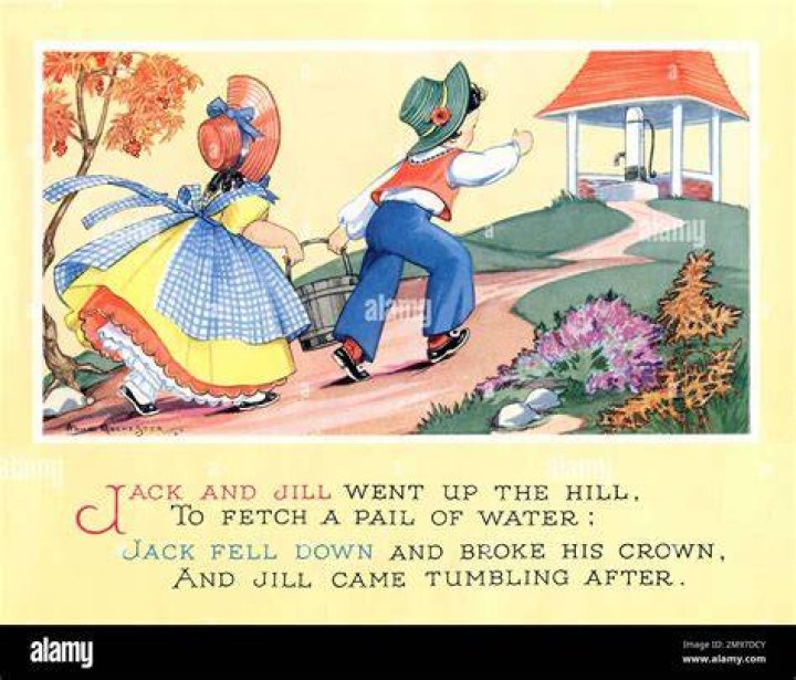 What did Jack and Jill do up the hill?