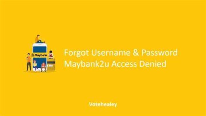 What do I do if I forgot my Maybank2u password?