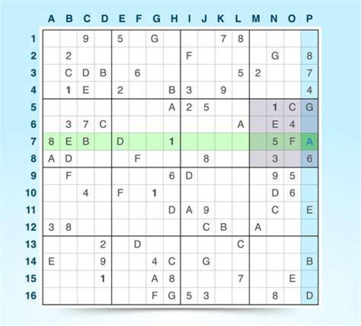 What do the numbers add up to in Sudoku?