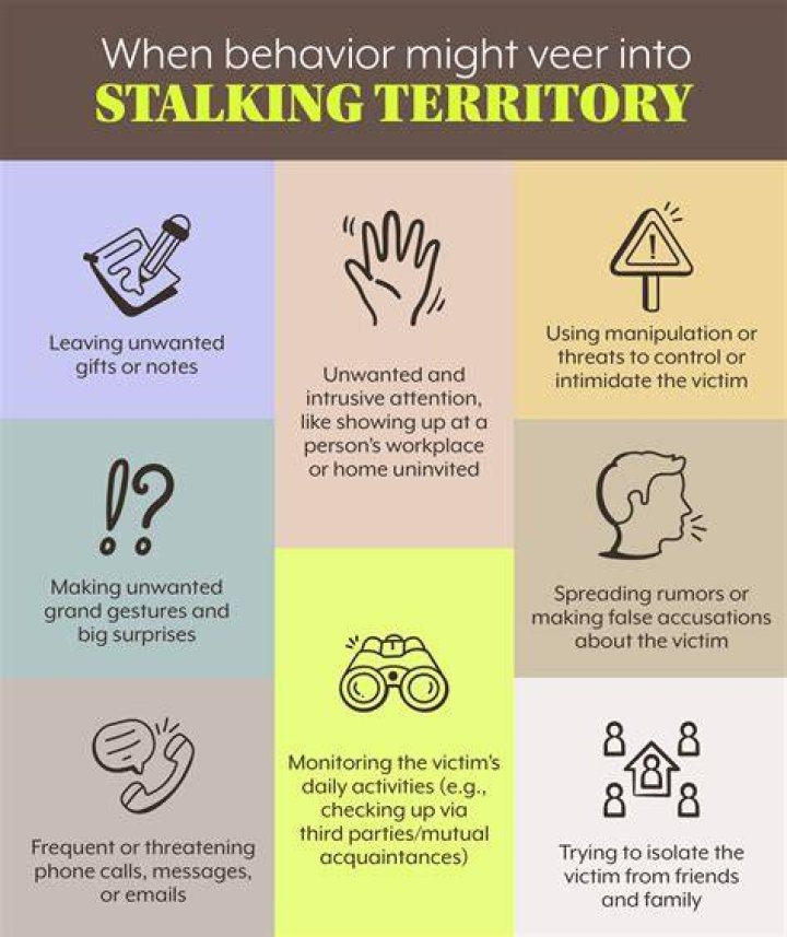 What do you do in case of stalking?