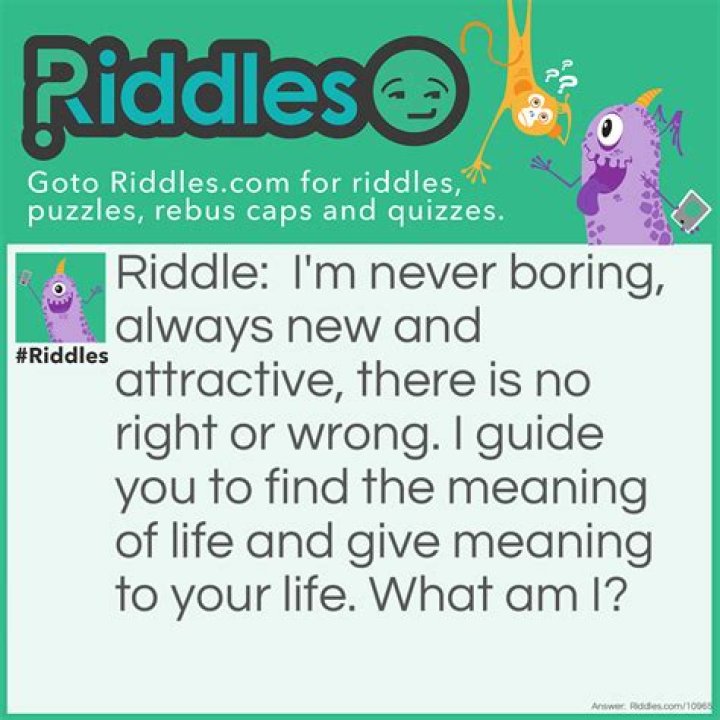 What do you mean by the Riddle I am a mystery?