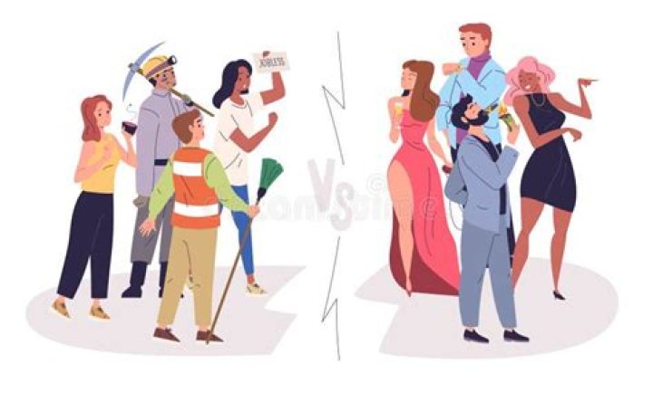 What does a rich person need that a poor person has?
