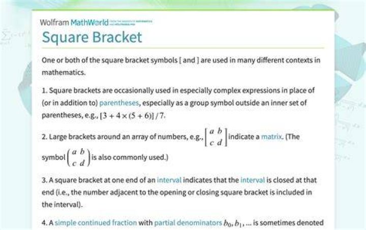 What does as in square brackets mean?
