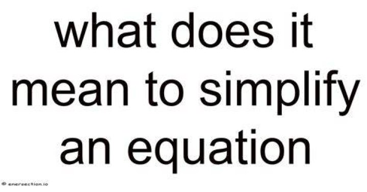 What does it mean to keep it simple?