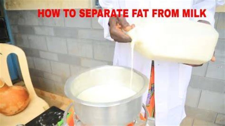 What does it mean to separate milk?