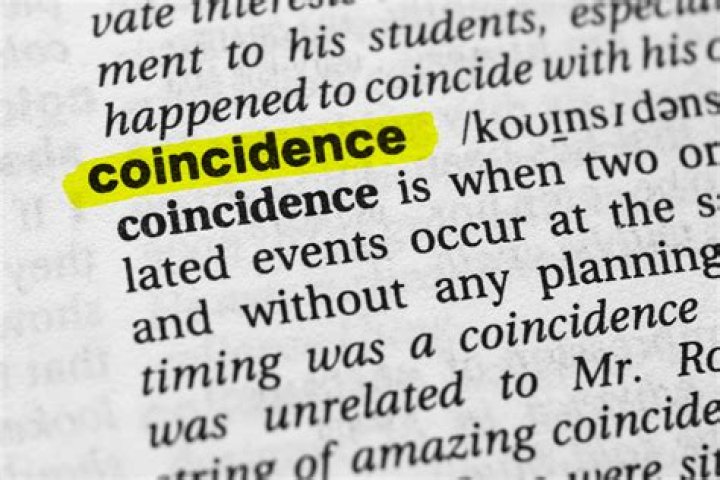 What does not a coincidence mean?