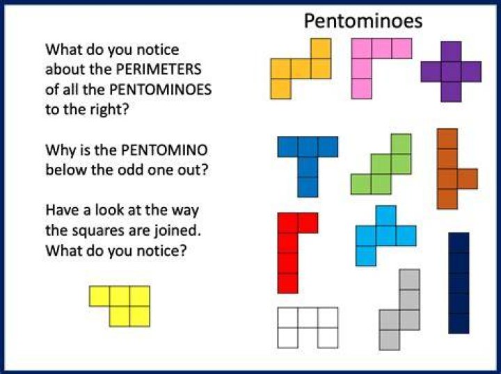 What does the word pentominoes mean?