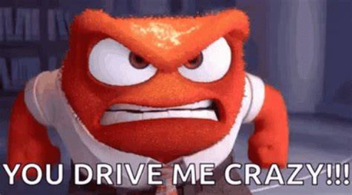 What does you drive me insane mean?
