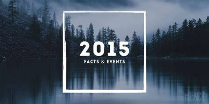 What events happened in September 2015?