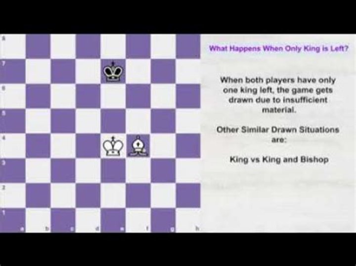 What happens when only king is left?