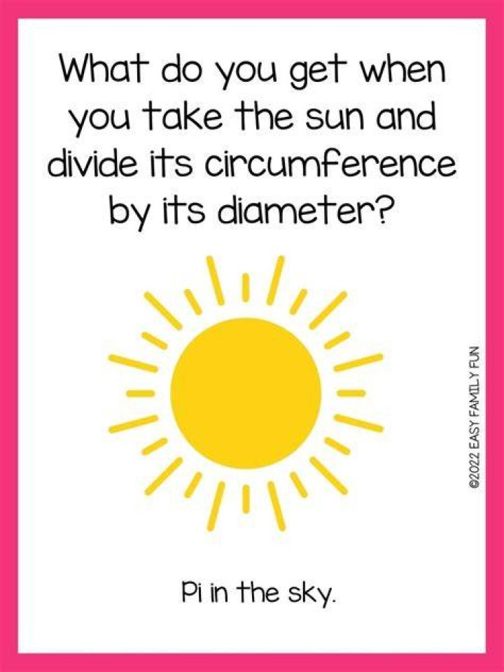 What holds the sun up in the sky riddle?