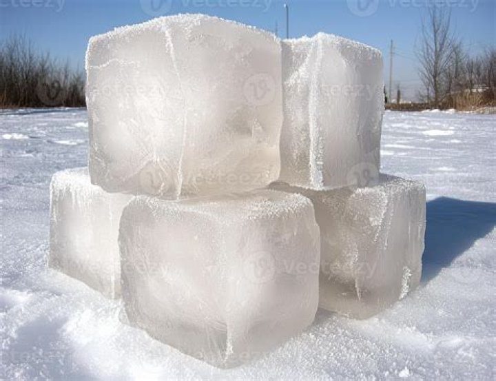 What is a big ice cube called?