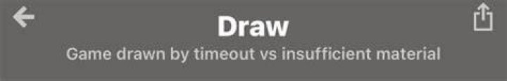 What is a draw by timeout vs insufficient material?