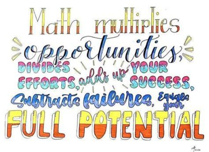 What is a good math slogan?
