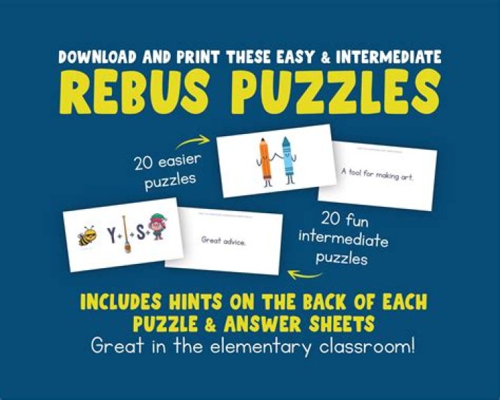 What is a rebus puzzle kids?