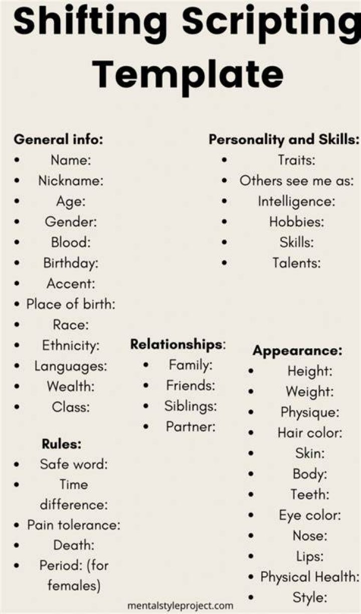 What is a shifting word?