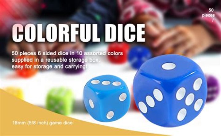 What is a standard 6 sided die?