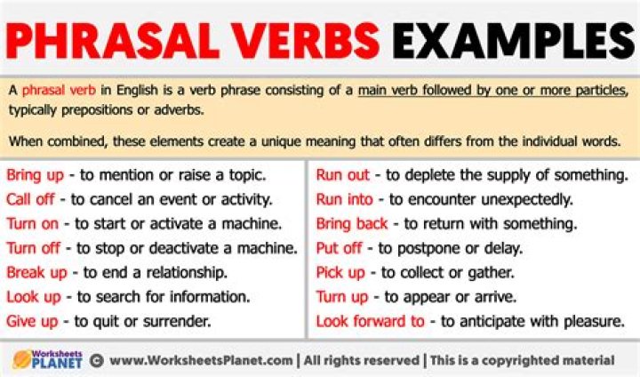 What is a three part phrasal verb?