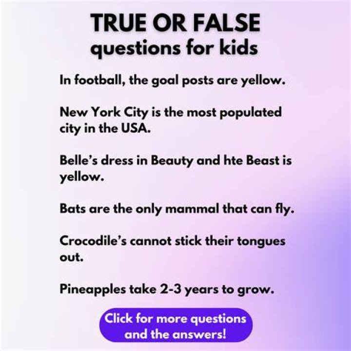 What is a true or false question?