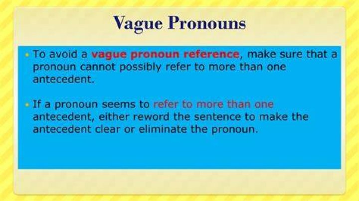 What is a vague question?