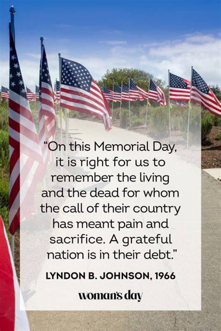 What is an appropriate saying for Memorial Day?