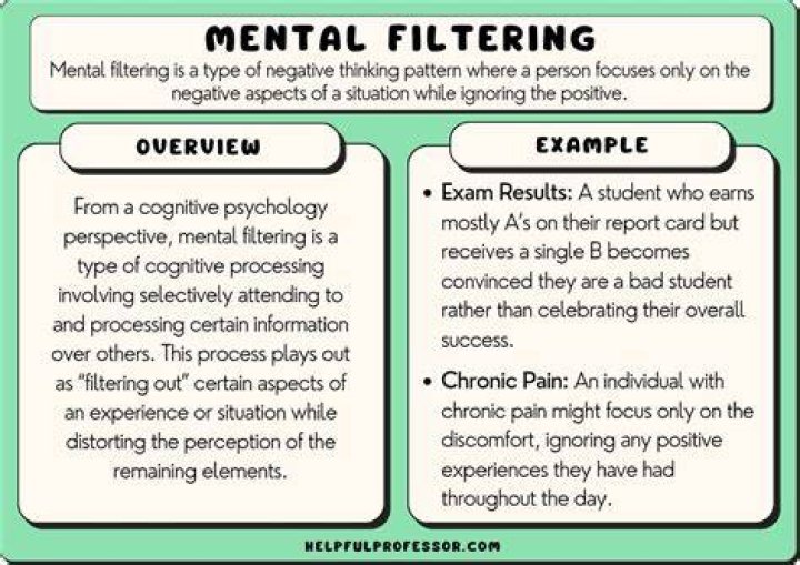 What is an example of a one track mind in a sentence?