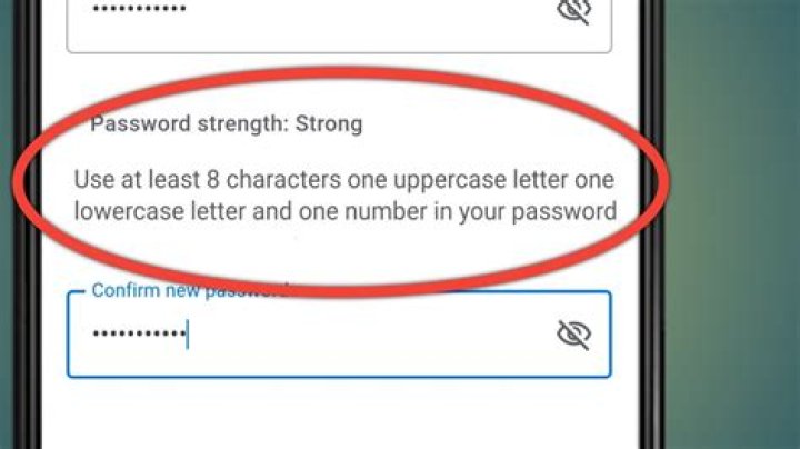 What is an uppercase letter for a password example?
