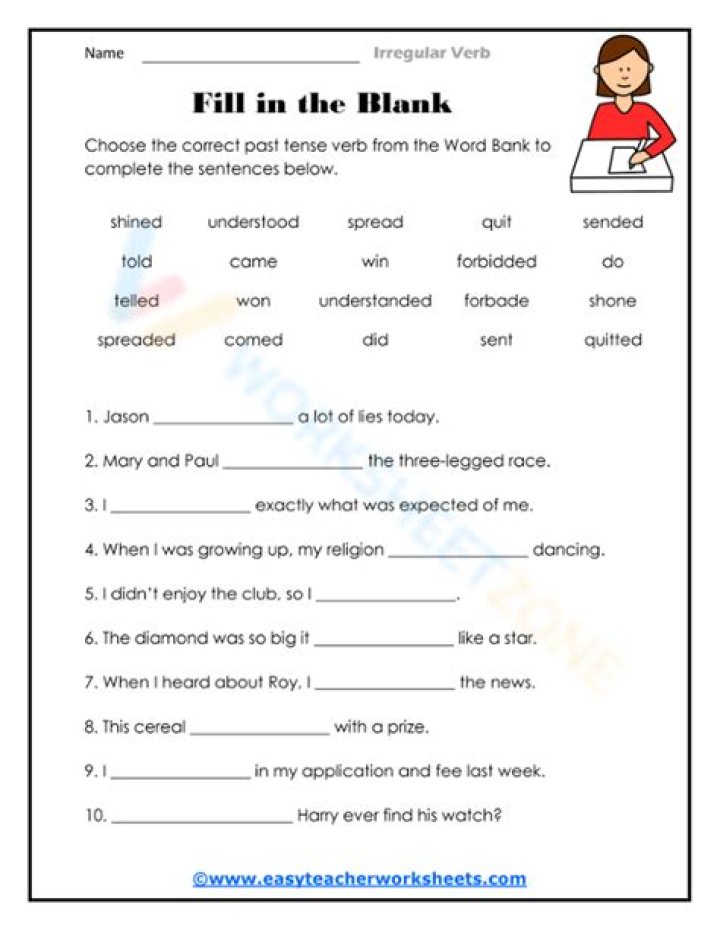 What is another word for fill in the blanks?