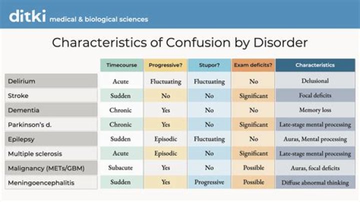 What is confusion of the brain?