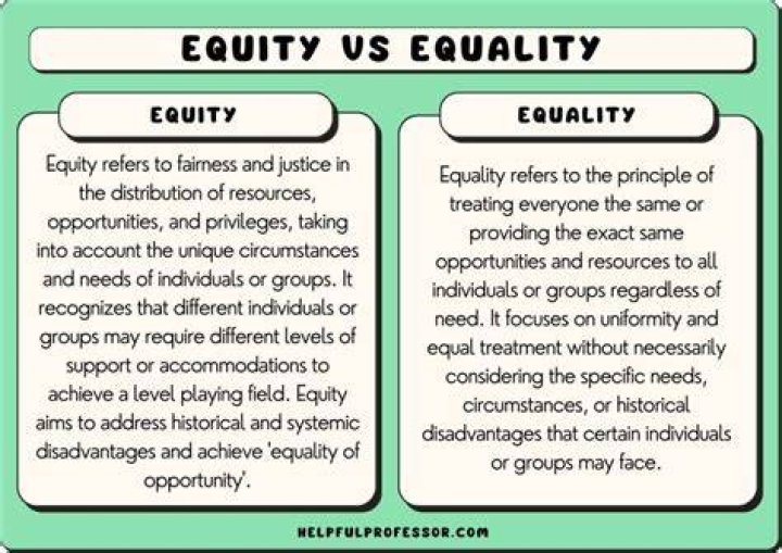 What is equity in your own words?