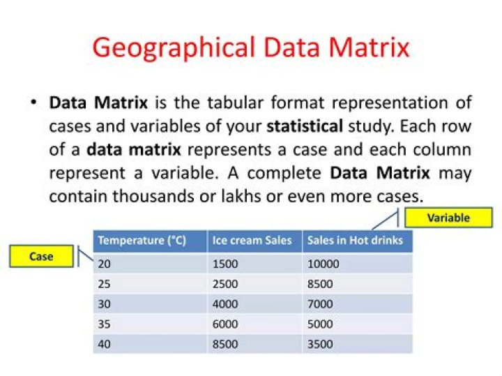 What is geographical data in statistics?