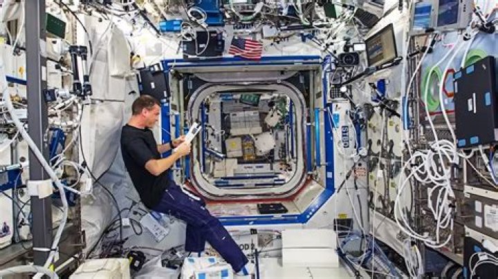 What is in the space station?