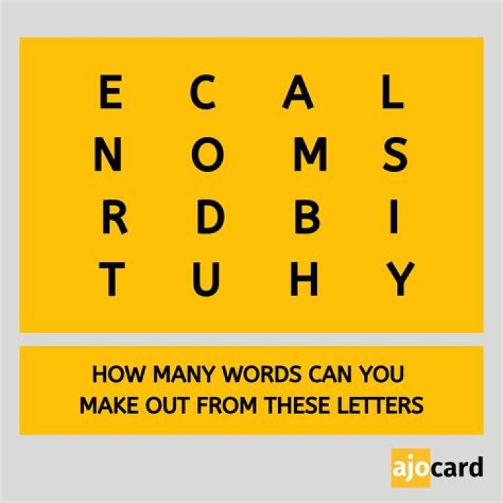 What is it called when you make words out of your name?