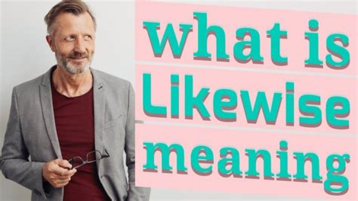 What is likewise an example of?