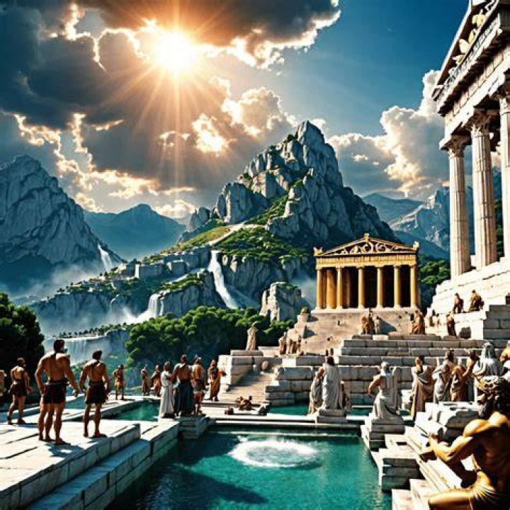 What is Mount Olympus in Greek mythology?