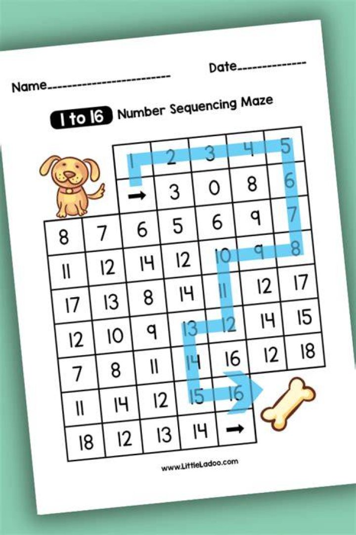 What is number sequence maze?