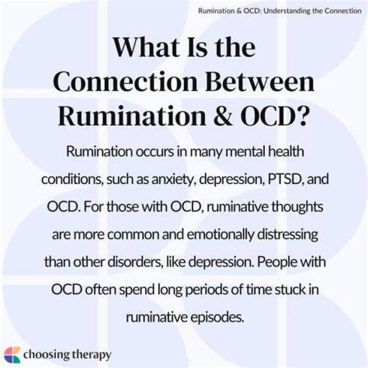 What is OCD rumination?