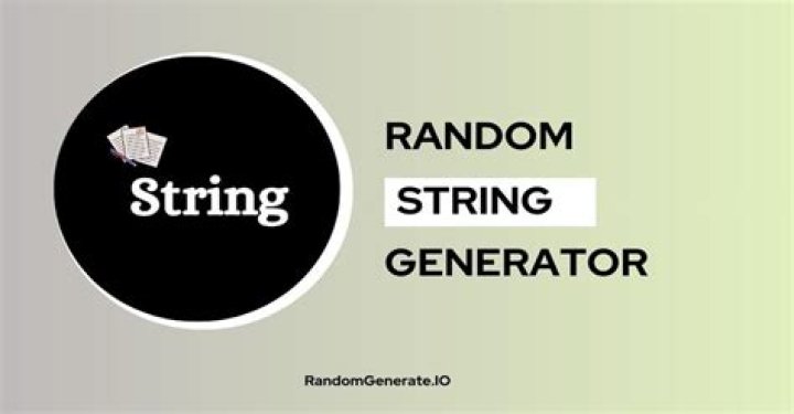 What is random string?