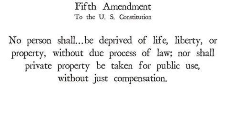 What is the 5th amendment in simple terms?