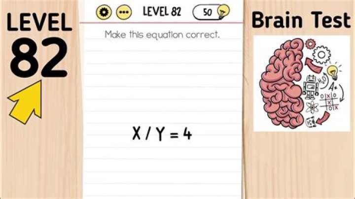 What is the answer to Brain Test level 82?